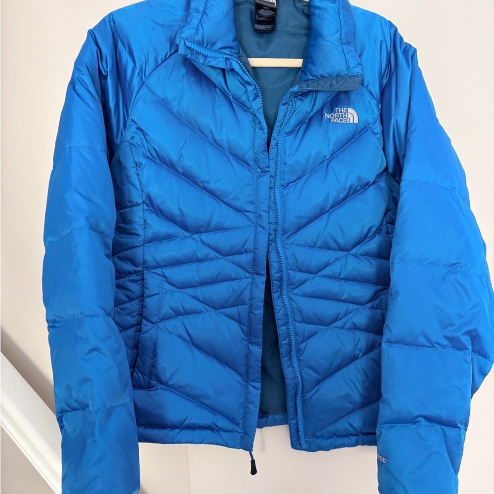The North Face 550 Vibrant Teal/Blue Quilted Jacket M